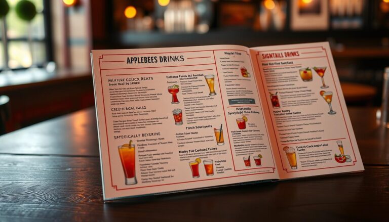 Applebee’s Drinks Menu