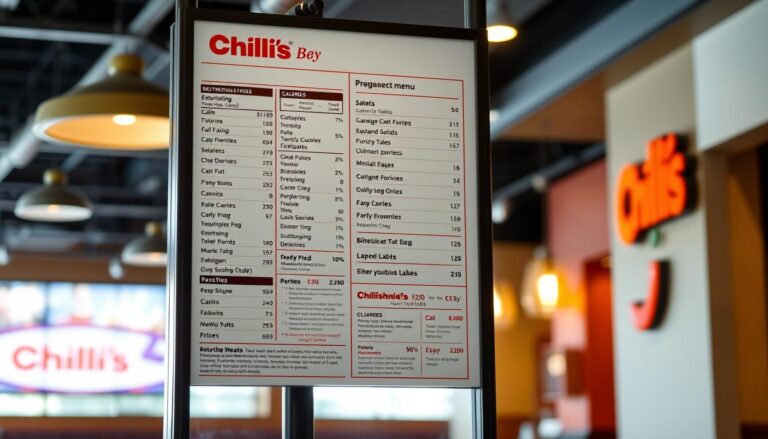 Chili's Menu Nutrition