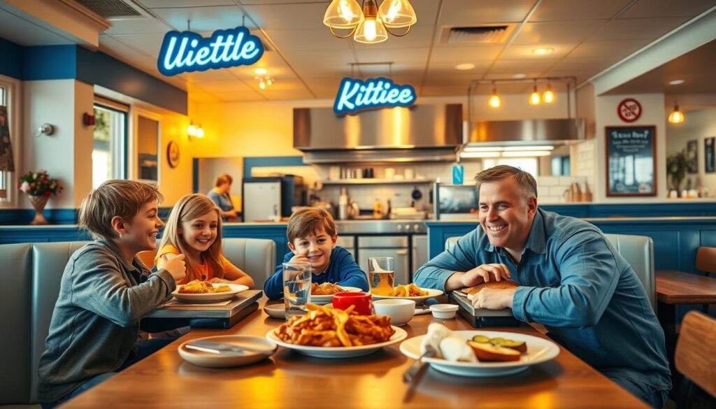 Family Dining at Little Blue Menu