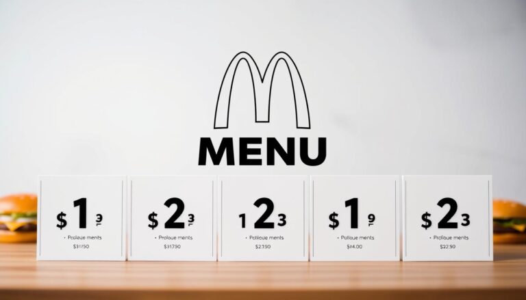 McDonald's $1 $2 $3 Menu with Prices