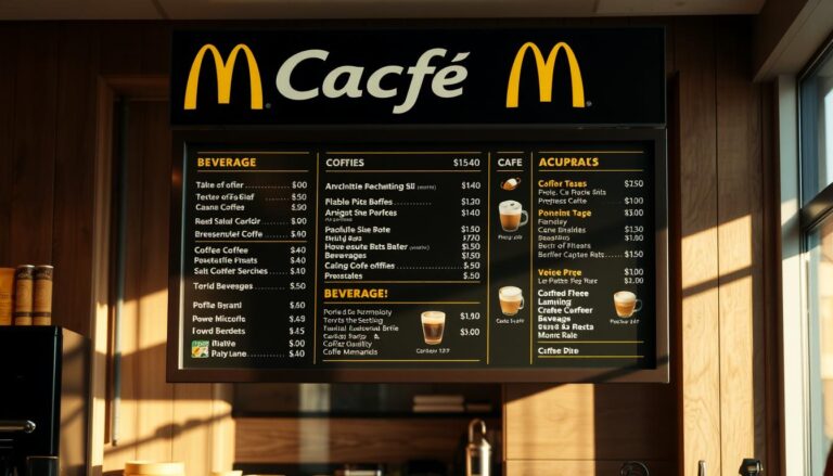 McDonald's Coffee Menu