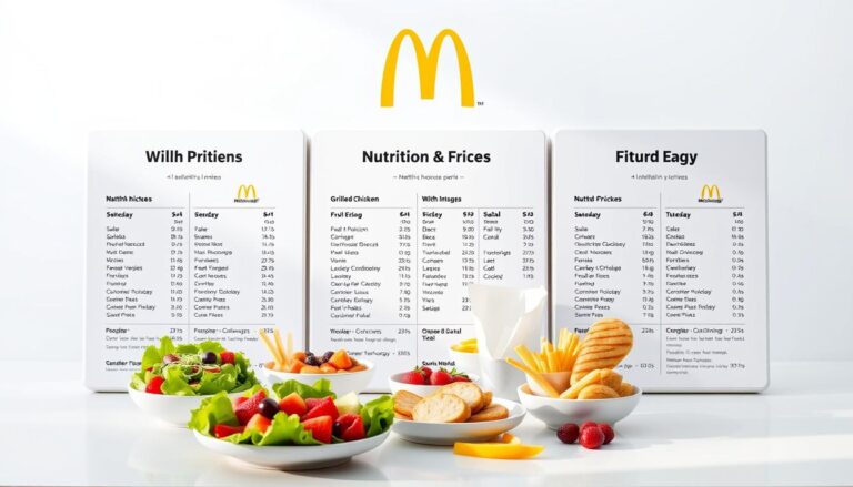 McDonald's Nutrition Menu