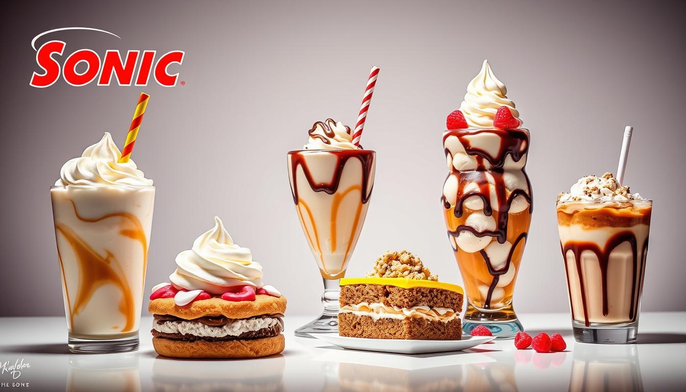 Sonic Dessert Menu