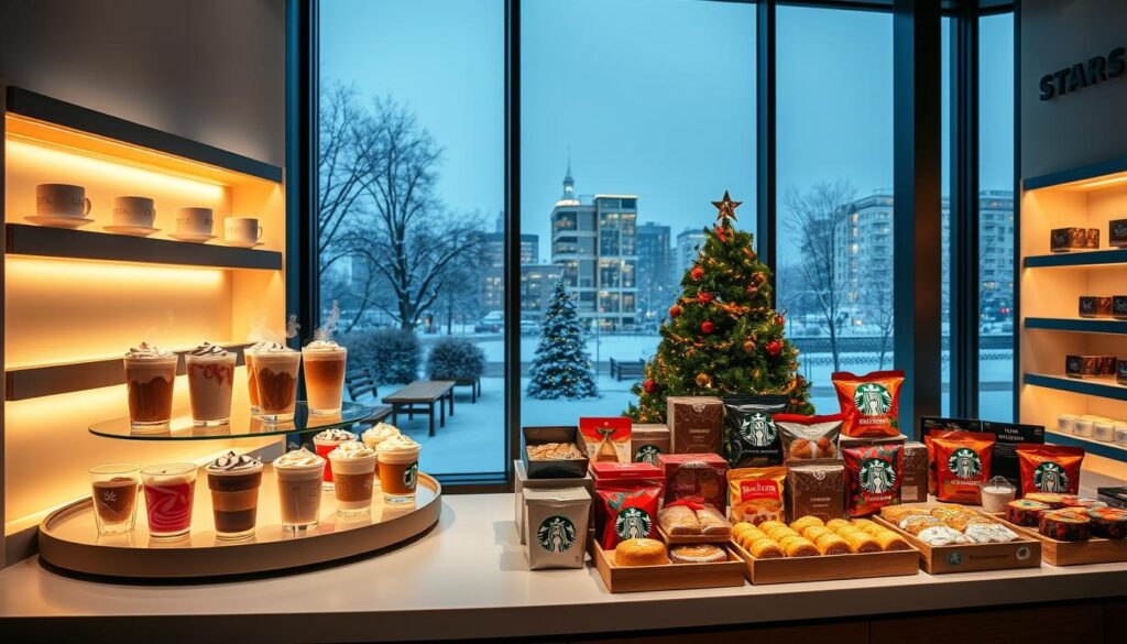 Starbucks Seasonal Drinks Display