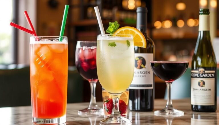Olive Garden Drinks Menu Prices