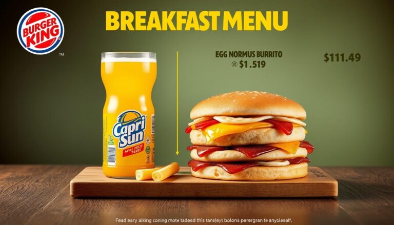Burger King Breakfast Menu Price