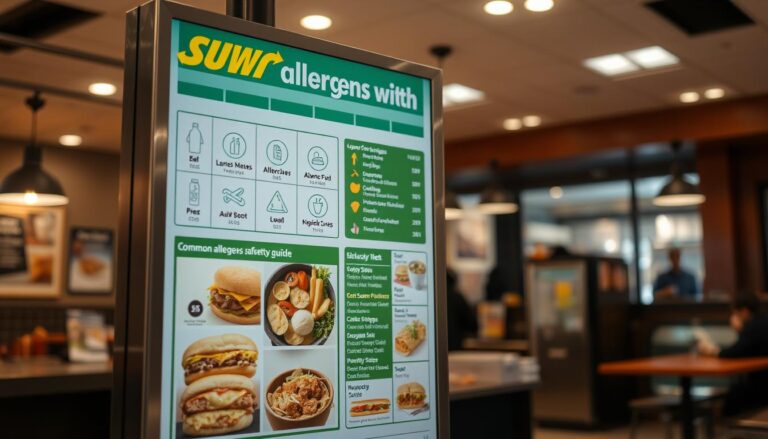 subway allergen menu