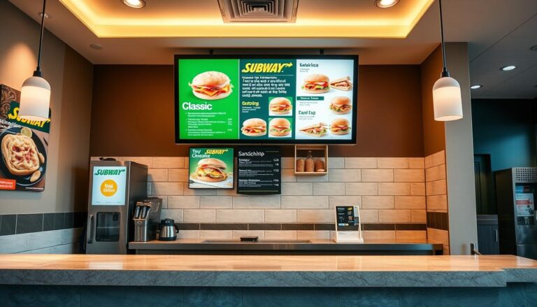 subway classic menu