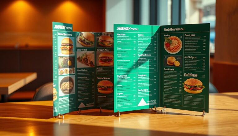 subway nutrition menu