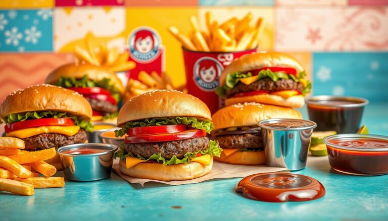 Wendy's Burger Menu