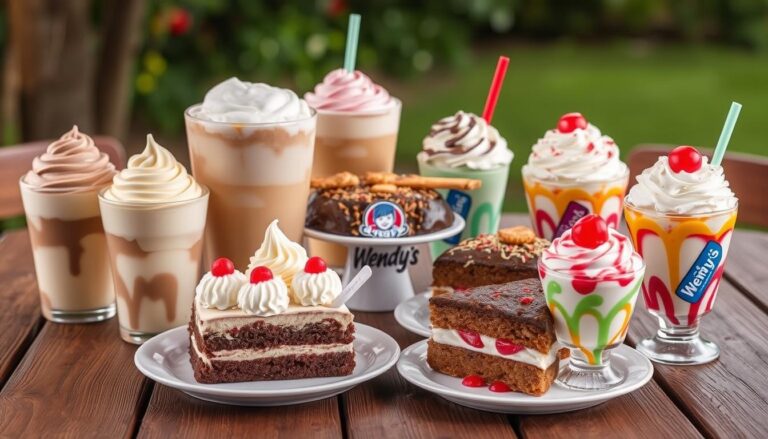 Wendy's Dessert Menu