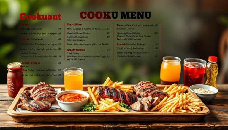 cookout tray menu